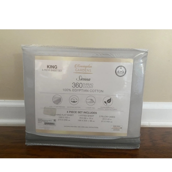 100% Egyptian Cotton King Sheet - Picture 3 of 4